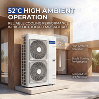 Système VRF, mini climatiseur VRF, 208-230V 60Hz, climatisation et chauffage multi-zones, moteur DC, projet commercial