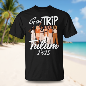 Camiseta a juego para la fiesta de reunión de mejores amigas, viaje de chicas a Tulum 2025 - Product Image 3