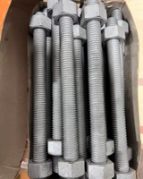 High Pressure ASTM A320 L7 L43 Stud Bolt with Nut Grade L7 Alloy Steel Stud Bolt Threaded Rods