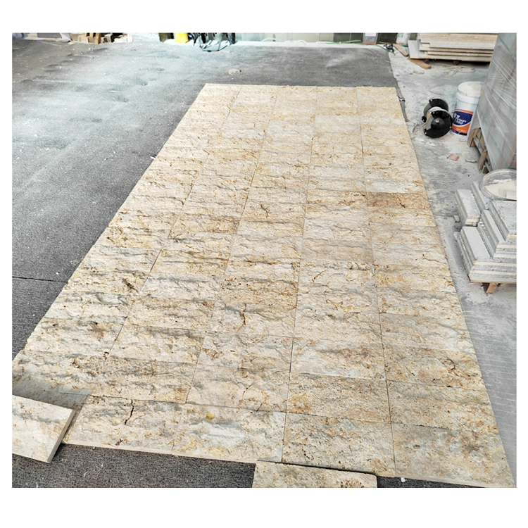 Split facade tile