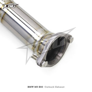 Auto Valvetronic Catback para <span class=keywords><strong>BMW</strong></span> <span class=keywords><strong>M5</strong></span> E60 5.0L 2003-2010 titanio rendimiento Catback escape Dual X tubo diseño silenciador escape - Product Image 2