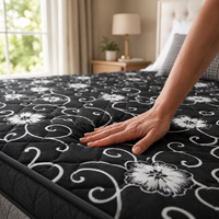 Matelas en mousse pour lit simple, design moderne, écologique, hypoallergénique, respirant, pliable, enroulable dans une boîte, pour usage scolaire et hospitalier