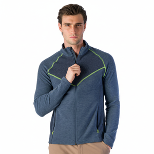 Giacchetta da trekking in pile per uomo - Product Image 2