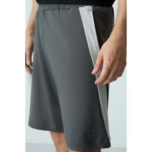Shorts basiques pour hommes en coton kaki, épais, doux et texturés, coupe standard - 81280 - Kaki - Product Image 5
