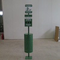 Vente chaude Pet Déchets Station Jardin Pet Poubelle Chien Chat Déchets Sac Distributeur Boîte
