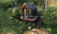 Skyacross CX2647 Maison Modulaire Préfabriquée pour Hôtel, Cabane, Mini-Maisons, Prête à l'Expédition, Maison Préfabriquée à un Étage, Kit de Maison Préfabriquée