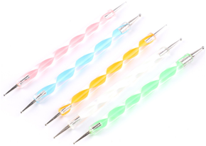 Venta al por mayor 5 unids/set Nail Dotting Pen <span class=keywords><strong>de</strong></span> doble extremo Nail Art Point Drill Tool Dot Paint <span class=keywords><strong>Kit</strong></span> <span class=keywords><strong>de</strong></span> manicura <span class=keywords><strong>para</strong></span> Nail Art - Product Image 2