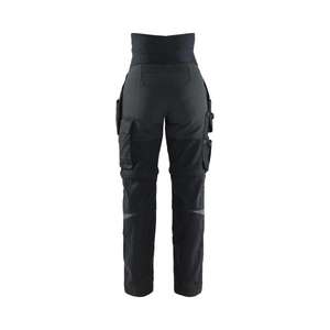 BLAKLADER-Pantalon de maternité 710313449900M Artisanat Zip-off Noir-PANTALON DE TRAVAIL EAN 7330509887424 PANTALON DE TRAVAIL CARGO - Product Image 2
