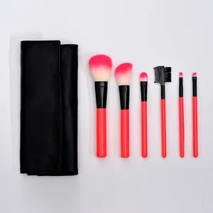 Beautiful Bag 5pcs Friendly Personalised Wholesale Professional Kabuki Makeup Brush Set