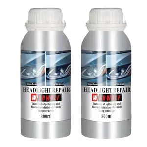 Agente Restaurador de Faros de Coche 800G, Líquido para Limpieza y Pulido de Faros, Agente Reparador de Faros de Polímero para una Reparación Eficaz - Product Image 1