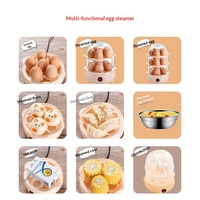 Cuiseur à œufs électrique multifonctionnel pour la maison, anti-brûlure à sec, arrêt automatique, petit mini cuiseur à œufs, 7+ œufs, petit-déjeuner