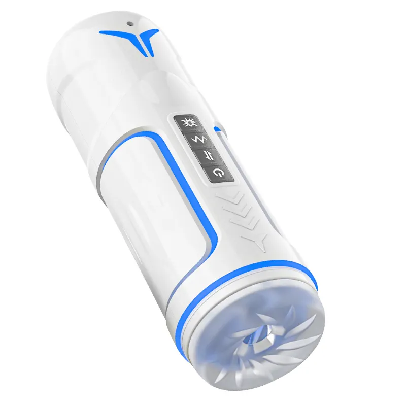 Portable simulation vaginal and anal doll for male couples oral sex suction toy electric masturbator