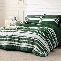 Ensemble de literie 7 pièces de luxe personnalisé OEM ODM 2026, super doux, réversible, résistant à l'eau, biologique, toutes saisons, comprenant une couette et un couvre-lit