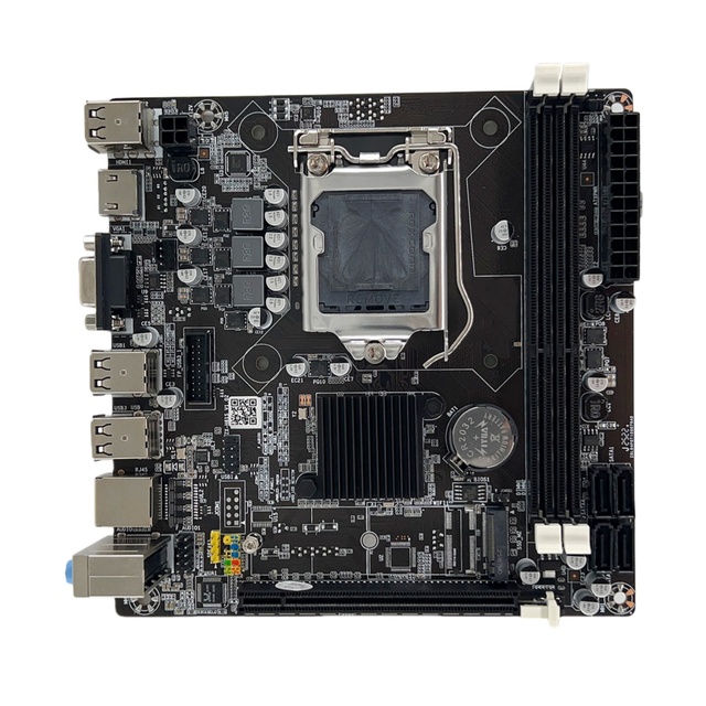 New Support M.2 WiFi Desktop 2nd 3rd Gen ITX H61 Motherboard for Intel Chipset LGA1155 I7 I5 I3 Processor HD-MI VGA DDR3 SATA