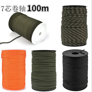 Carrete de Paracord DIY de 100 Metros, 7 Hilos, Polipropileno, Cuerda de Supervivencia para Exteriores, Duradera, para Camping, Montañismo y Emergencias - Product Image 4