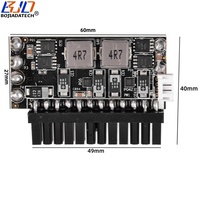 Modul Catu Daya ATX PICO PSU Output 600W DC 12V Input XT60 CPU PCIe 8PIN Molex SATA untuk Casing Komputer Mini PC Kartu Grafis