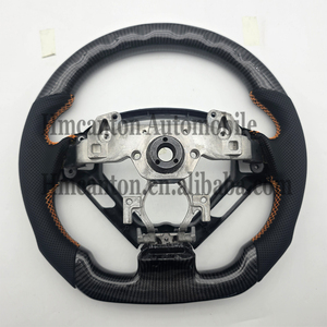 Vente en gros à bas prix de volant en cuir perforé en fibre de carbone pour volant Infiniti G27 G37 - Product Image 2