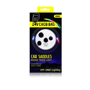 Luces Redondas para Camiones, 24V, Blancas, 8.3cm x 5.9cm, para Vehículos Comerciales - Product Image 1