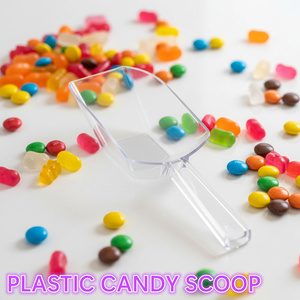 Vente en gros pour petites commandes : Cuillère en plastique transparente à fond plat de 4 oz pour cuisine, garde-manger, aliments pour animaux, lessive, seaux à glace, farine, sucre - Product Image 5