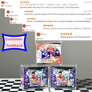 Boîte de protection SYP efficace et personnalisée en acrylique transparent pour booster box <span class=keywords><strong>Dragon</strong></span> <span class=keywords><strong>Ball</strong></span> <span class=keywords><strong>Super</strong></span> avec couvercle magnétique pour le jeu de cartes <span class=keywords><strong>Dragon</strong></span> <span class=keywords><strong>Ball</strong></span> <span class=keywords><strong>Super</strong></span> - Product Image 6