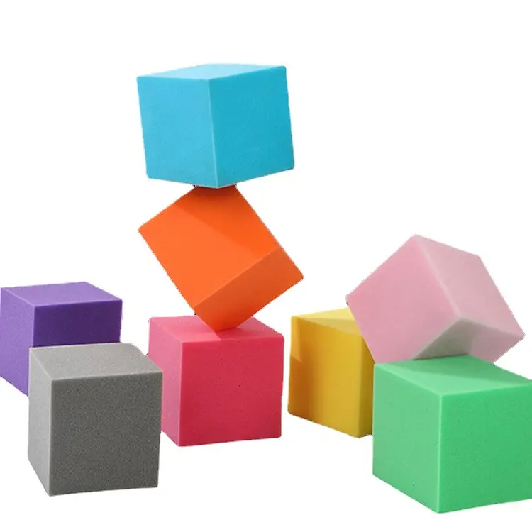 Fabriek Prijs Kleurrijke Grote Vierkante Kids Trampoline Park Foam Blokken Bulk Foam Pit Cube Covers
