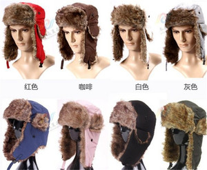 Chapeau d'hiver Bomber Thermal Ear Face protection Water Resistant <span class=keywords><strong>Bonnet</strong></span> Fluffy Faux Fur Russian Trooper Hat - Product Image 6