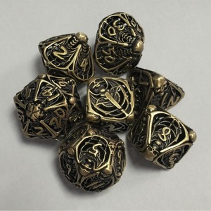 Nhà Máy Trực Tiếp 7-Mảnh Dnd Dungeons Dragons Đa diện Bảng <span class=keywords><strong>Top</strong></span> Trò Chơi Thiết Lập Cross-Biên Giới Kim Loại Hollow <span class=keywords><strong>Dice</strong></span> Cho Chạy Nhóm - Product Image 3