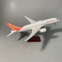 Tout nouveau 1/130 taille 43cm Boeing 787-8 Air India échelle modèle d'avion personnalisé échelle personnalisée