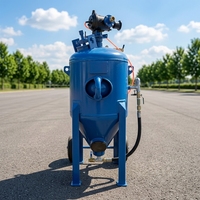 Équipement de sablage industriel ouvert à haute capacité pour abrasifs mixtes, vente en gros d'usine