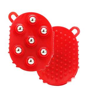 Brosse de massage double face à sept billes, rouleau de massage en silicone, outil Gua Sha pour le soin du dos - Product Image 5