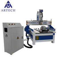 Machine de fabrication de portes en bois 4 axes, routeur Cnc 6090 au meilleur prix