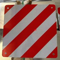 Signal d'avertissement de sécurité routière personnalisé ECE 104R rouge et blanc pour camions, sérigraphie, marquage E, panneau d'avertissement de sécurité routière en aluminium
