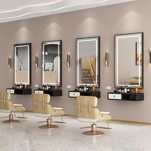 Nuevo Espejo de Maquillaje de Diseño Moderno Directo de Fábrica para Salón de Belleza, Espejo para Peluquería con Luces - Product Image 1