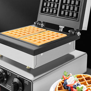 Machine de cuisine de crêpe de crêpe de gaufre d'acier inoxydable <span class=keywords><strong>électrique</strong></span> commerciale - Product Image 6