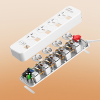 LDNIO SC4408C 4 prises 4 multiprises USB universelles de bureau Prise d'extension universelle
