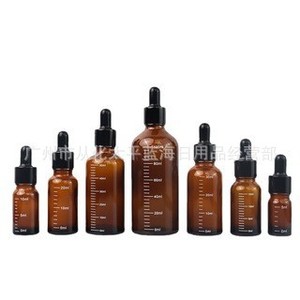 Botella de Vidrio Marrón para Aceites Esenciales con Gotero, 10, 20, 30, 50, 100 ml, Envase Cosmético Graduado para Todo Tipo de Piel - Product Image 4