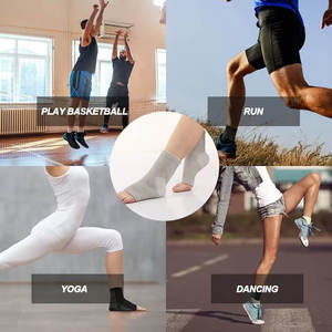 यूनिवर्सल बांस एंकल ब्रेस सांस लेने योग्य लोचदार संपीड़न एंकल सपोर्ट आस्तीन संपीड़ित पैर आस्तीन लोचदार एंकल सपोर्ट - Product Image 5