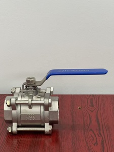 Ren bóng van thép carbon wcb A105 thép không gỉ 304 <span class=keywords><strong>316</strong></span> ANSI 2 cái hoặc 3 mảnh NPT bspt ren bóng van - Product Image 3