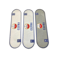 Tapis de barre en caoutchouc souple personnalisé populaire avec LOGO de conception libre, tapis de barre personnalisé, tapis de barre d'égouttement de barre en PVC tapis de barre de bière