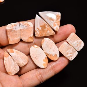 Scolecite Cabochon หินควอตซ์หลวมสำหรับเครื่องประดับหินธรรมชาติสำหรับขาย - Product Image 6