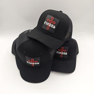 Casquettes et chapeaux brodés pour hommes en gros – Casquette trucker Richardson 112 en maille avec patch en caoutchouc - Product Image 2