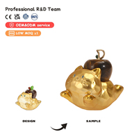 Fruit Series Apple Peace Cat Mystery Blind Box Schattig kattenbeeldje Lucky Energy Thema Verrassing Speelgoedcadeau Kinderverjaardagsfeestje