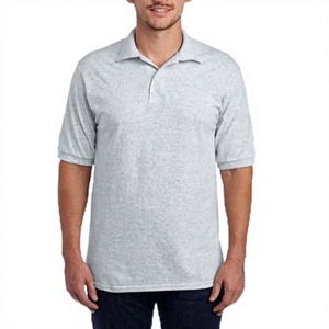 Chemises polo pour hommes Dri Power, évacuation de l'humidité pour un confort tout au long de la journée, piqué 50% coton/50% polyester, 220 GSM, vente en gros, OEM, sur mesure - Product Image 2