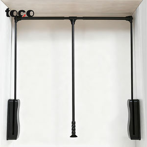 Estante de barra de armario de aleación de aluminio para uso doméstico, colgador de ropa para colgar ropa - Product Image 2