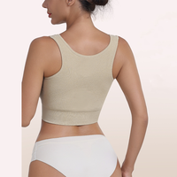 Soutien-gorge gothique à fermeture avant, correcteur de posture dorsal, sous-vêtements antichoc, veste de sport, soutien-gorge push-up sans couture pour femmes