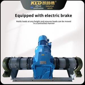 ระบบเครื่องกว้านเชือกลวดบาร์เรลคู่อุตสาหกรรม5ตันอุปกรณ์รองรับงานหนักสำหรับการยก - Product Image 5