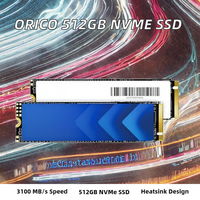 SSD NVMe PCIe Gen3.0 X4 2280 3D NAND M.2 512GB (dengan Heatsink) Internal Solid State Drive untuk Desktop