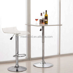 <span class=keywords><strong>Tabouret</strong></span> <span class=keywords><strong>de</strong></span> <span class=keywords><strong>bar</strong></span> à hauteur <span class=keywords><strong>de</strong></span> siège réglable <span class=keywords><strong>transparent</strong></span> au design moderne avec repose-pieds - Product Image 6