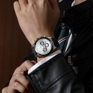 Montre sport pour homme Gohuos 59818 avec affichage de la date, bracelet en silicone, aiguilles lumineuses, montre-bracelet décontractée pour affaires, Relogio Masculino, cadeau pour homme - Product Image 6