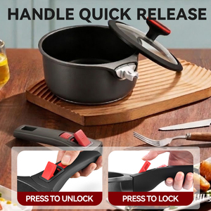 Set di Pentole Antiaderenti in Alluminio Pressofuso con Fondo a Induzione per Cucina Domestica - Product Image 3